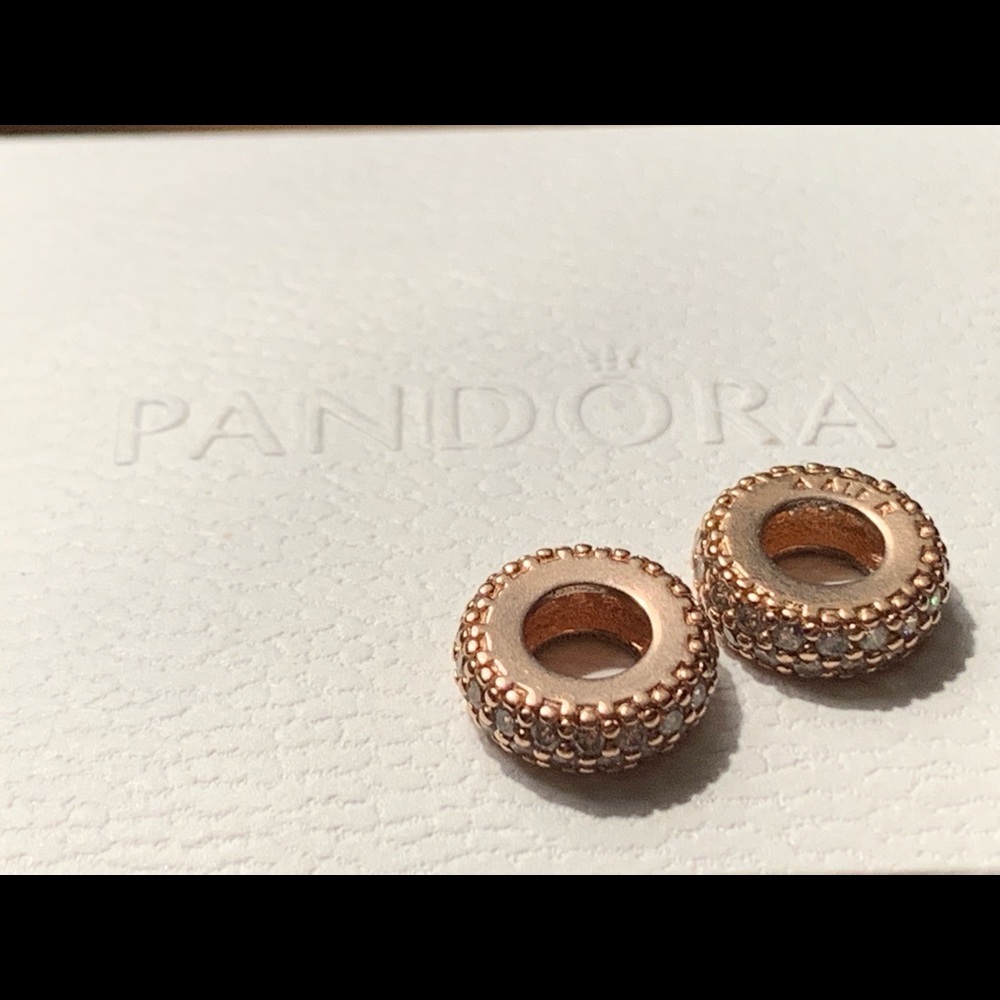 Inspiration Within Spacer, Pandora Rose ™ & CZ - Picture 4 of 4
